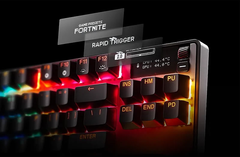Клавиатуры SteelSeries Apex Pro Gen 3 получили передовые переключатели OmniPoint 3.0 и новый звук клавиш