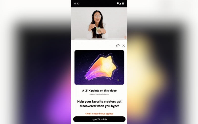 YouTube запускает кнопку &laquo;Хайп&raquo; &mdash; она поможет быстро раскрутиться малоизвестным авторам