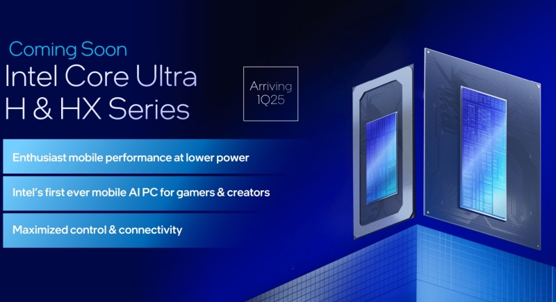 Intel мельком показала чипы Core Ultra 200H и 200HX для мощных игровых ноутбуков нового поколения — они выйдут только в 2025 году