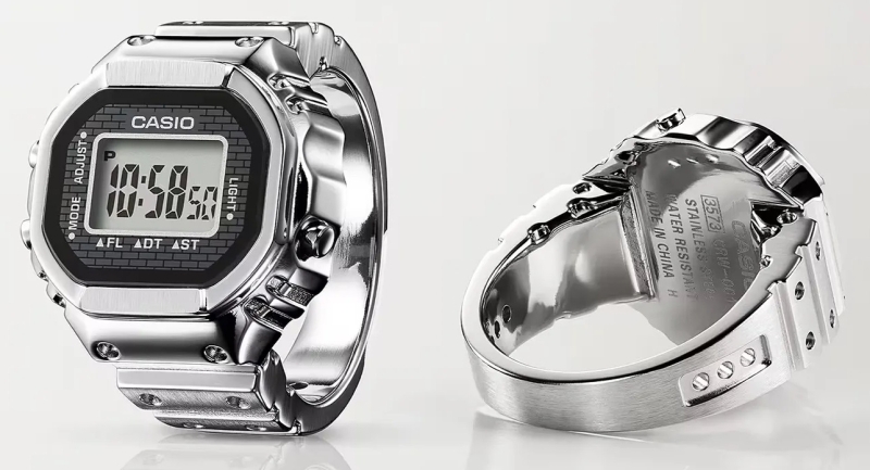 Casio представила смарт-кольцо в виде часов&nbsp;&mdash; оно даже показывает время, а также имеет&nbsp;световой будильник