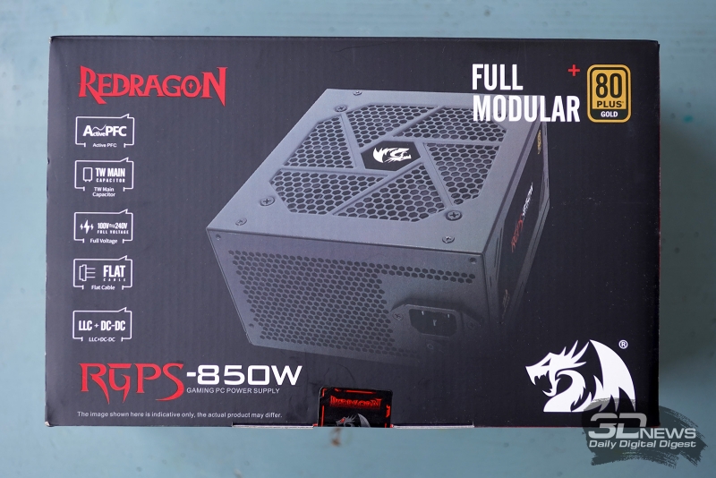 Redragon RGPS-850W&nbsp;&mdash; эффективный и надёжный блок питания для мощного игрового компьютера