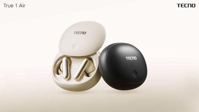 В России стартовали продажи полностью беспроводных наушников Tecno True 1 Air, Buds 4 и Buds 4 Air