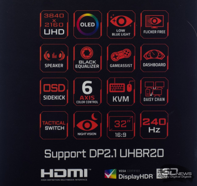 Обзор игрового QD-OLED 4K-монитора Gigabyte AORUS FO32U2P: настоящий премиум