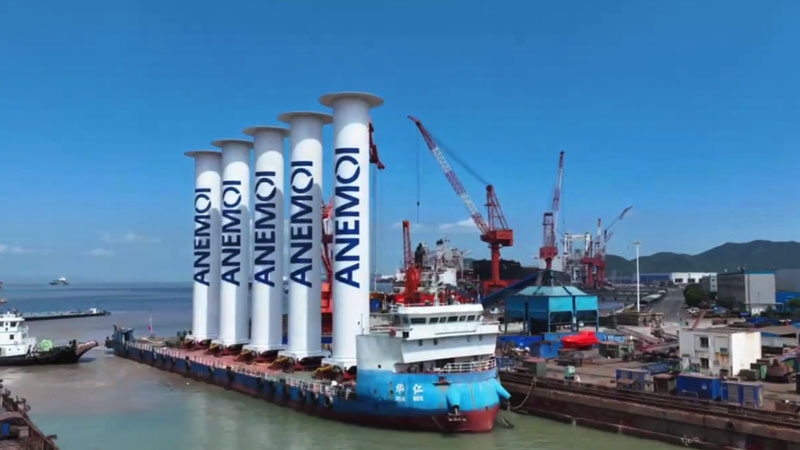 Принято в эксплуатацию самое большое судно с роторными парусами — старая технология здорово экономит топливо