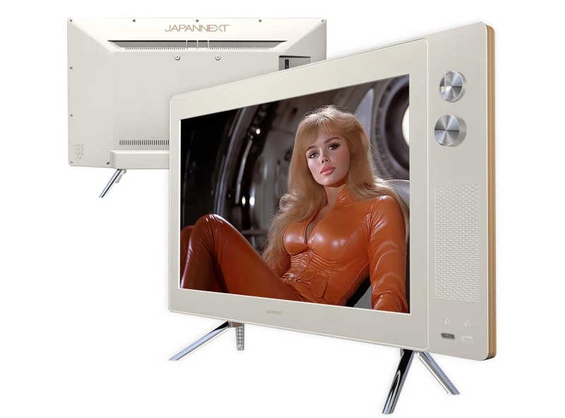 В Японии выпустили геймерский монитор в стиле телевизора из 60-х &mdash; с &laquo;крутилками&raquo; и&nbsp;ч/б-режимом