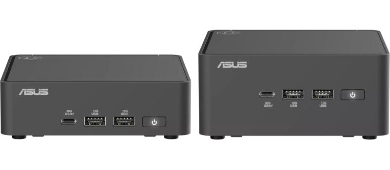 Asus представила мини-ПК NUC 14 Pro AI+ со встроенным дисплеем E-Ink и NUC 15 Pro без ИИ