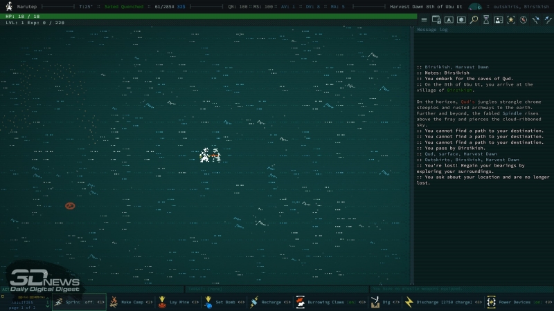 Caves of Qud &mdash; пещеры превозмогания. Рецензия