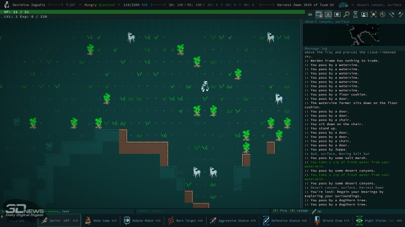 Caves of Qud &mdash; пещеры превозмогания. Рецензия