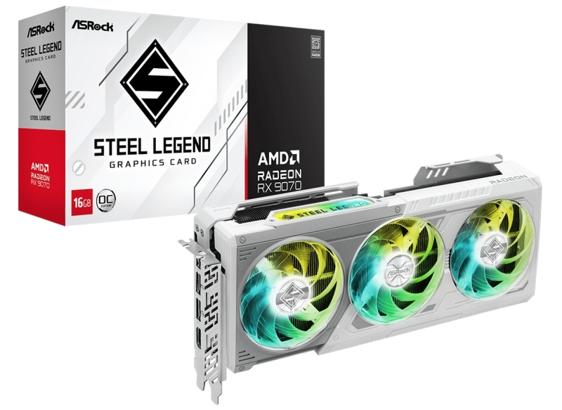 ASRock представила Radeon RX 9070 XT и RX 9070 в версиях Taichi, Steel Legend и Challenger &mdash; до 3100 МГц из коробки
