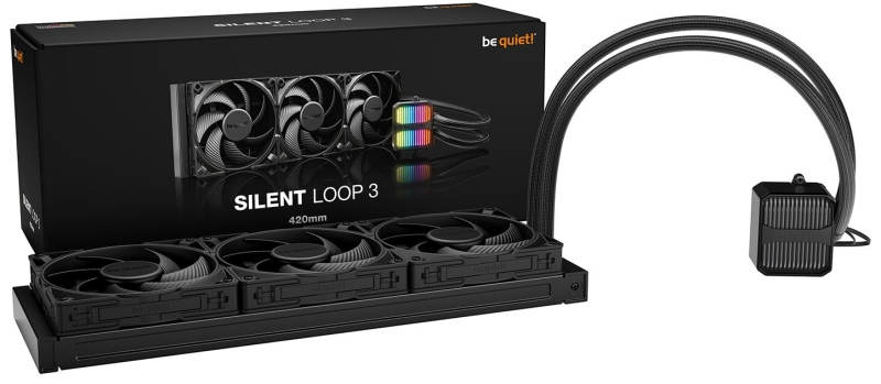 Be quiet! представила СЖО Silent Loop 3 с мощными вентиляторами Silent Wings 4 и радиаторами до 420 мм