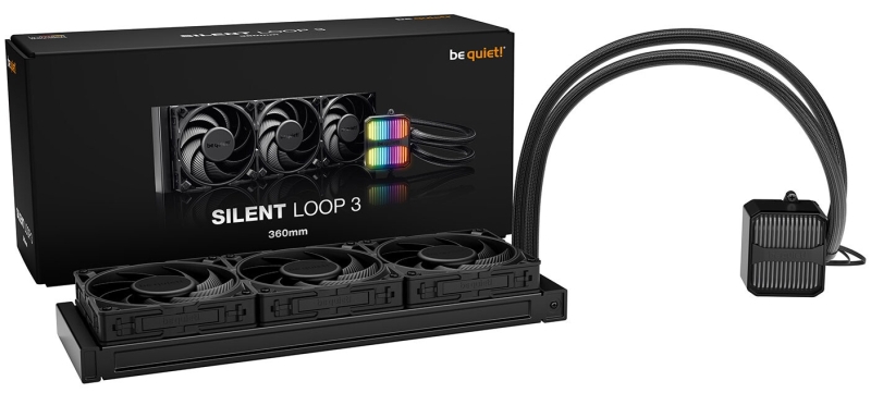 Be quiet! представила СЖО Silent Loop 3 с мощными вентиляторами Silent Wings 4 и радиаторами до 420 мм