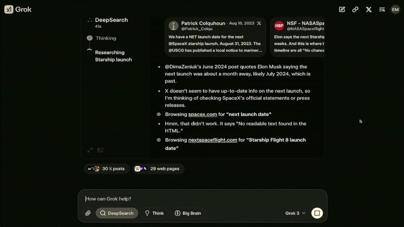 &laquo;Максимально правдивый ИИ&raquo;: xAI Илона Маска выпустила флагманскую ИИ-модель Grok 3