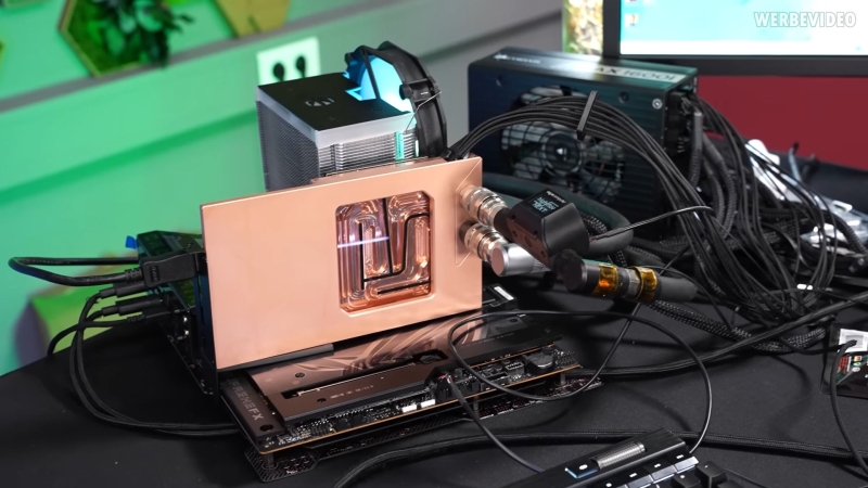 Прототип водоблока СЖО Thermal Grizzly для эталонной GeForce RTX 5090 FE снизил температуру GPU на 25 градусов