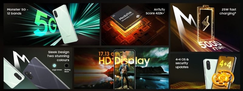 Samsung представила бюджетные смартфоны Galaxy M06 5G и M16 5G на чипах&nbsp;Dimensity 6300&nbsp;&mdash; от $110