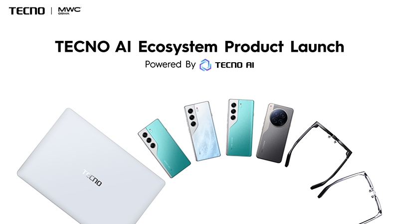 Tecno предварительно представила сверхтонкий смартфон Spark Slim и элегантные умные очки с ИИ и AR