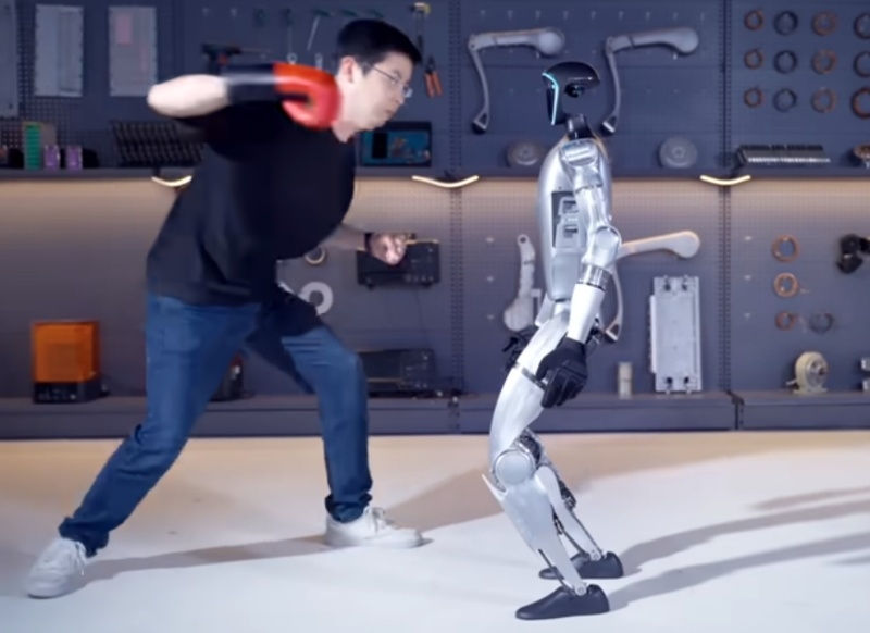 &laquo;Терминатор, подвинься!&raquo; &mdash; гуманоидный робот Unitree G1 освоил кунг-фу