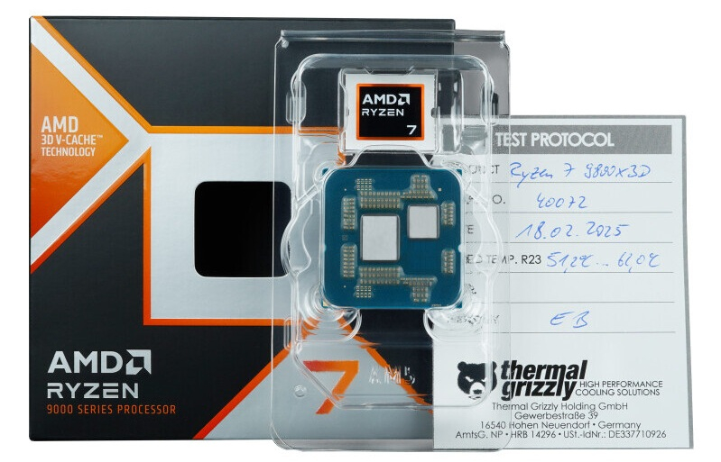 В продажу поступили скальпированные Ryzen 7 9800X3D с гарантией и ценой &euro;679