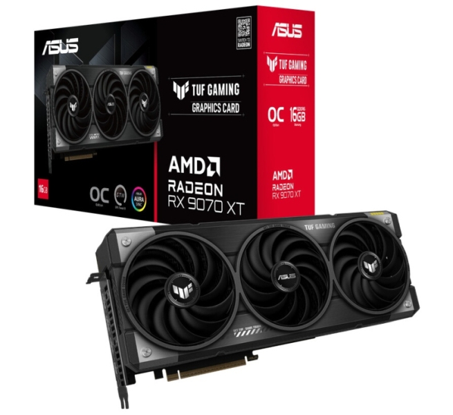 Asus представила Radeon RX 9070 XT и RX 9070 в исполнениях TUF Gaming и Prime