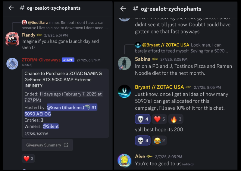 Ещё один партнёр Nvidia поднял цена на GeForce RTX 5090 — самая дешёвая теперь стоит $2700, но купить её невозможно