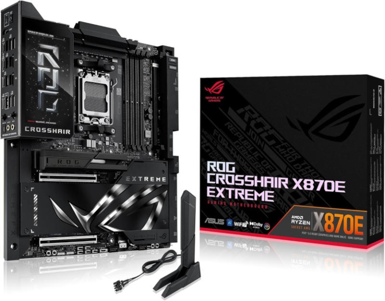 Asus представила свою лучшую материнскую плату для Ryzen 9000 за $1400 — ROG Crosshair X870E Extreme с испарительной камерой для SSD