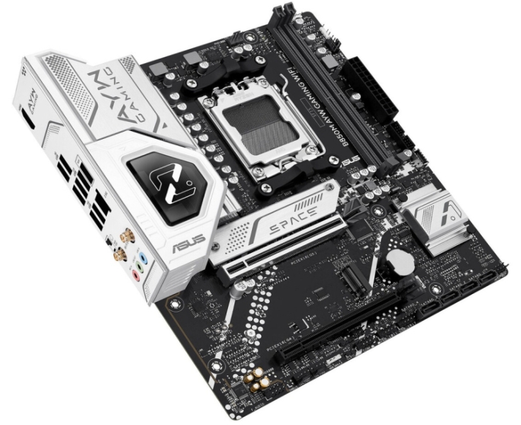 Asus выпустила плату B850M AYW Gaming WiFi MicroATX для компактных ПК на Ryzen 9000