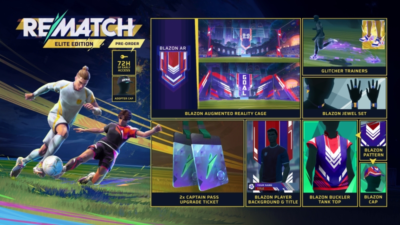 Футбольный экшен Rematch от создателей Sifu готов к выходу на поле — дата релиза, предзаказ в российском Steam и анонс открытой «беты»