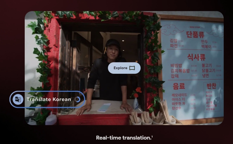 Google показала живьём прототип AR-очков под управлением Android XR