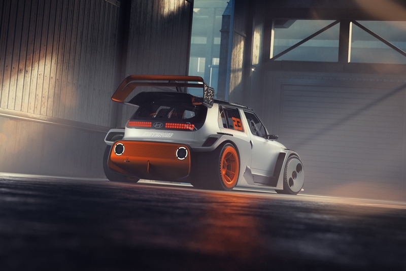 Hyundai представила Insteroid — концепт электромобиля в стиле гоночных симуляторов