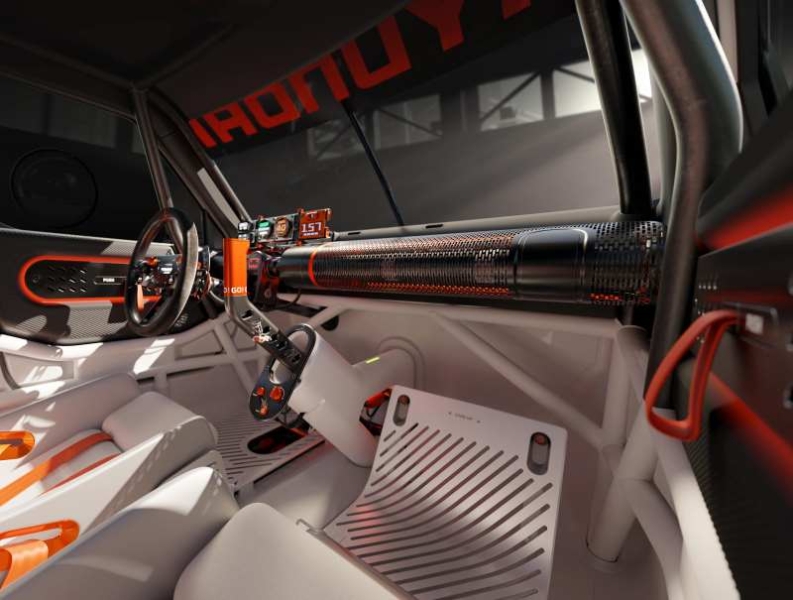 Hyundai представила Insteroid — концепт электромобиля в стиле гоночных симуляторов