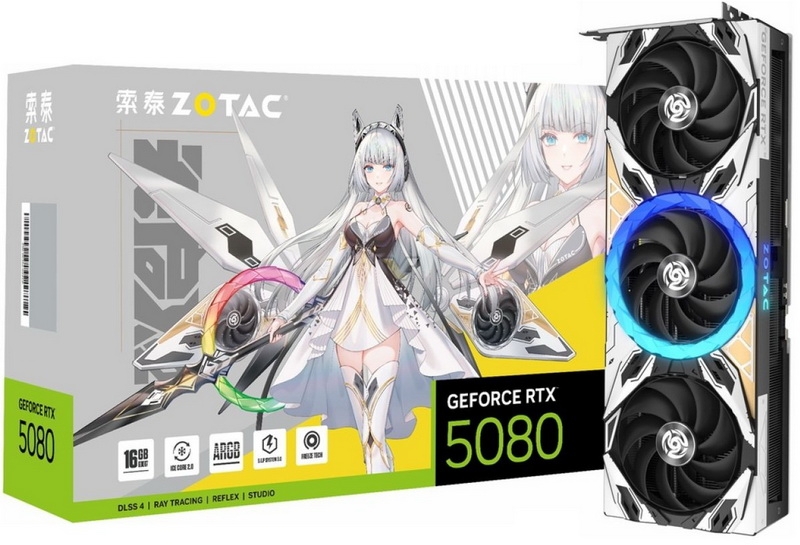 Zotac выпустила GeForce RTX 5080 и RTX 5070 Ti в версиях Apocalypse с огромными системами охлаждения