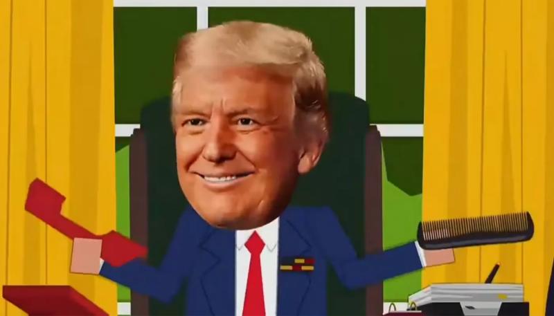 Дональд Трамп отреагировал на оскорбления в сериале "Южный Парк"